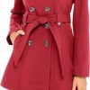 Sebby Sebby Collection Women'S Soft Shell Trench Coat With Detachable Hood | Coats, Jackets & Vests