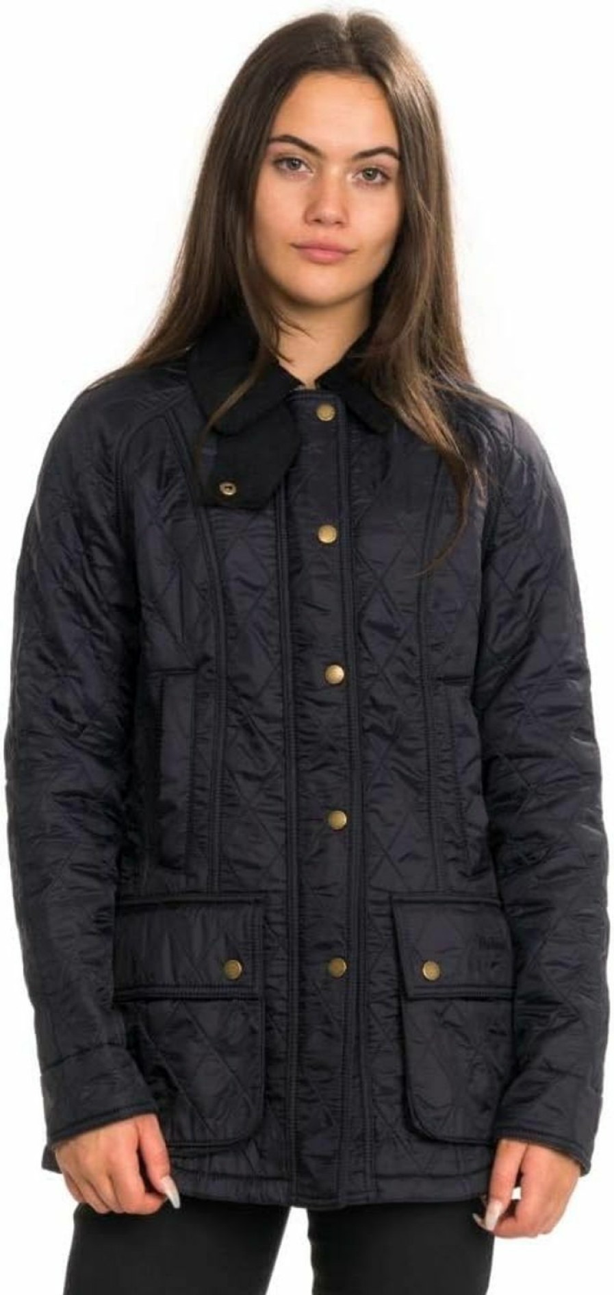 Barbour Barbour Ladies' Beadnell Polarquilt Jacket (14, Navy) | Coats, Jackets & Vests