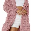 PRETTYGARDEN Prettygarden Women'S 2024 Winter Faux Fur Jackets Fall Fashion Open Front Long Shaggy Coat Outerwear | Coats, Jackets & Vests