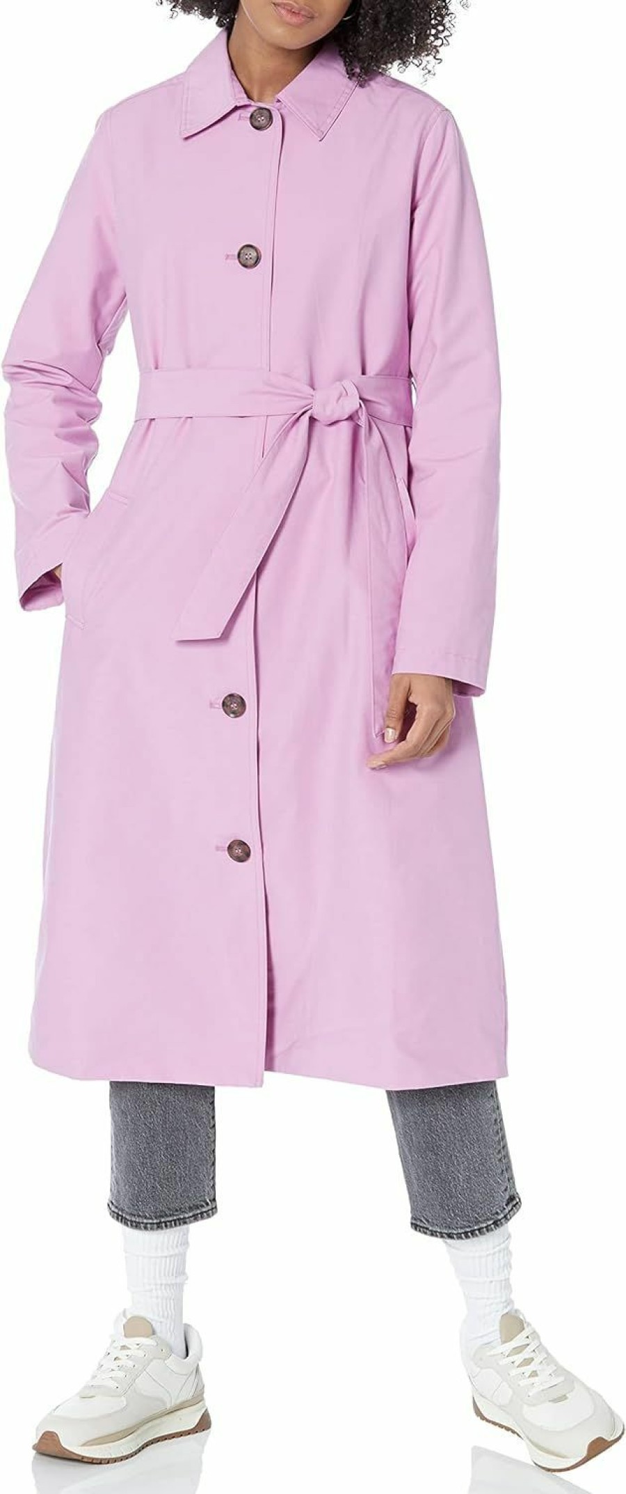 Amazon Essentials Amazon Essentials Women'S Relaxed-Fit Water Repellant Trench Coat (Available In Plus Size) (Previously Amazon Aware) | Coats, Jackets & Vests