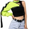 HeiBai Xiong Goth Crop Top For Women 80S Emo Alt Punk Jacket Coat | Coats, Jackets & Vests