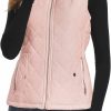 LONGKING Longking Women'S Vest - Stand Collar Lightweight Zip Quilted Vest For Women… | Coats, Jackets & Vests