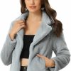 Allegra K Allegra K Women'S Cropped Faux Fur Jacket Lapel Cardigan Shrug 2023 Winter Fluffy Faux Fur Coat | Coats, Jackets & Vests