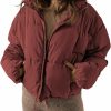 Dokotoo Dokotoo Womens Winter Quilted Jackets Long Sleeve Full Zip Puffer Jacket Coats With Pockets | Coats, Jackets & Vests