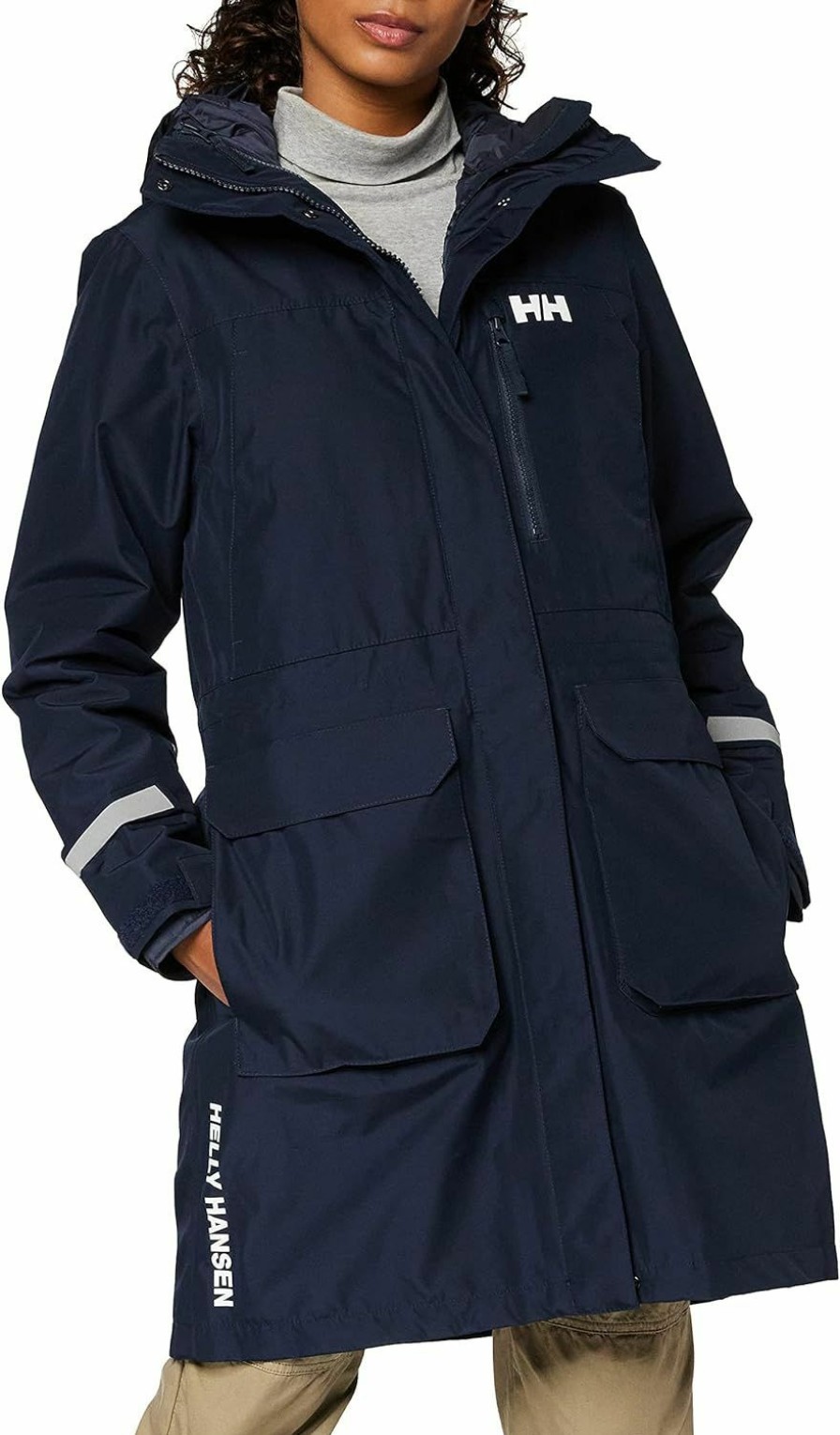 Helly-Hansen Helly-Hansen Women'S Rigging Waterproof Breathable Rain Coat Jacket With Hood | Coats, Jackets & Vests