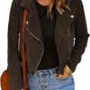 Dokotoo Dokotoo Womens 2023 Winter Fall Outfit Zip Up Corduroy Short Jackets Coats With Belt | Coats, Jackets & Vests