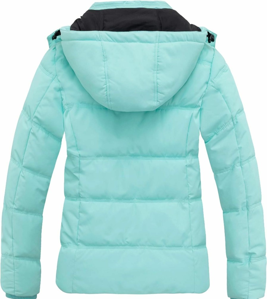 wantdo Wantdo Women'S Hooded Warm Winter Coat Quilted Thicken Puffer Jacket With Removable Hood | Coats, Jackets & Vests