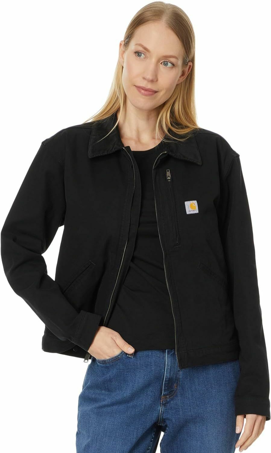 Carhartt Carhartt Women'S Rugged Flex Loose Fit Canvas Detroit Jacket | Coats, Jackets & Vests