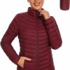 ROYAL MATRIX Royal Matrix Women'S Packable Puffer Jacket Lightweight Quilted Puffer Jacket Winter Warm Puffy Jacket With Stand Collar | Coats, Jackets & Vests