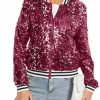 jeecoin Womens Sequin Jacket Party Festival Outfit Long Sleeve Zipper Up Stylish Glitter Blazer Bomber Jacket | Coats, Jackets & Vests