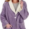 CATALOG CLASSICS Catalog Classics Womens Bed Jacket With Pockets, Fleece Bed Jackets For Women | Coats, Jackets & Vests