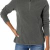 Amazon Essentials Amazon Essentials Women'S Classic-Fit Long-Sleeve Quarter-Zip Polar Fleece Pullover Jacket (Available In Plus Size) | Coats, Jackets & Vests