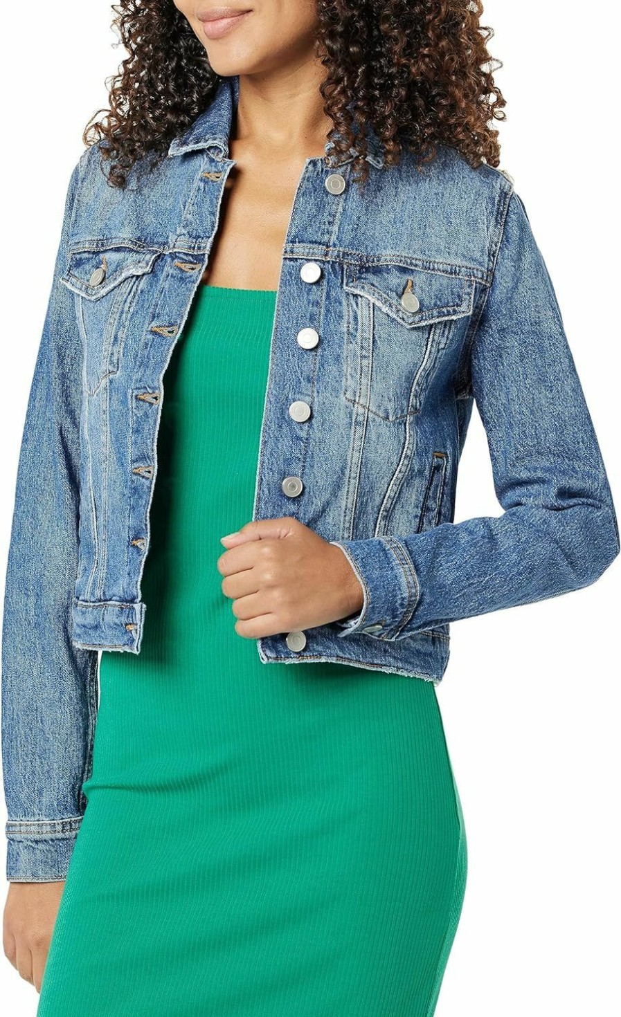 The Drop The Drop Women'S Jai Cropped Denim Jacket | Coats, Jackets & Vests