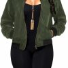 ycherry Women'S Casual Camouflage Jacket With Pockets Sexy V Neck Long Sleeve Button Down Denim Coat | Coats, Jackets & Vests