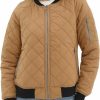 Argstar Argstar Women'S Quilted Bomber Jakcet With 5 Pockets (Xs-Xxl) | Coats, Jackets & Vests