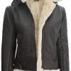 fjackets Fjackets Leather Sherpa Jacket Womens - Real Lambskin Shearling Jackets For Women | Coats, Jackets & Vests