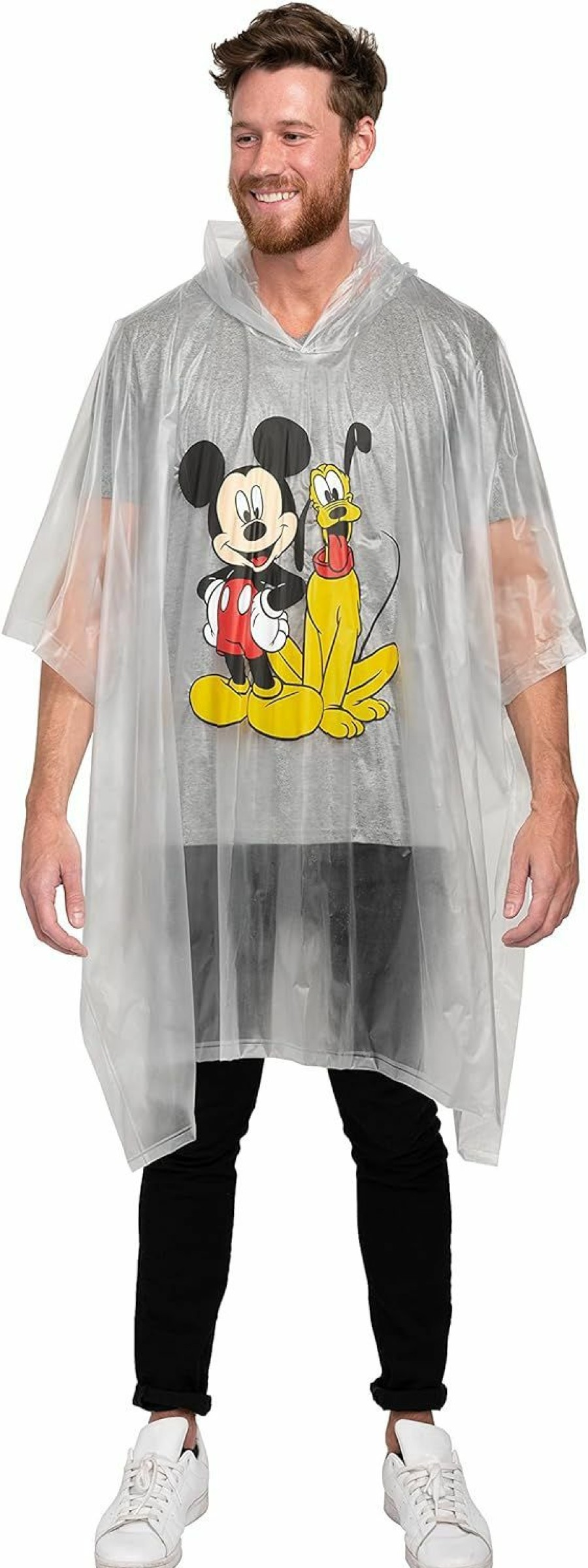 Disney Disney Mickey Mouse Rain Poncho Hoodie Print Uni Adult | Coats, Jackets & Vests