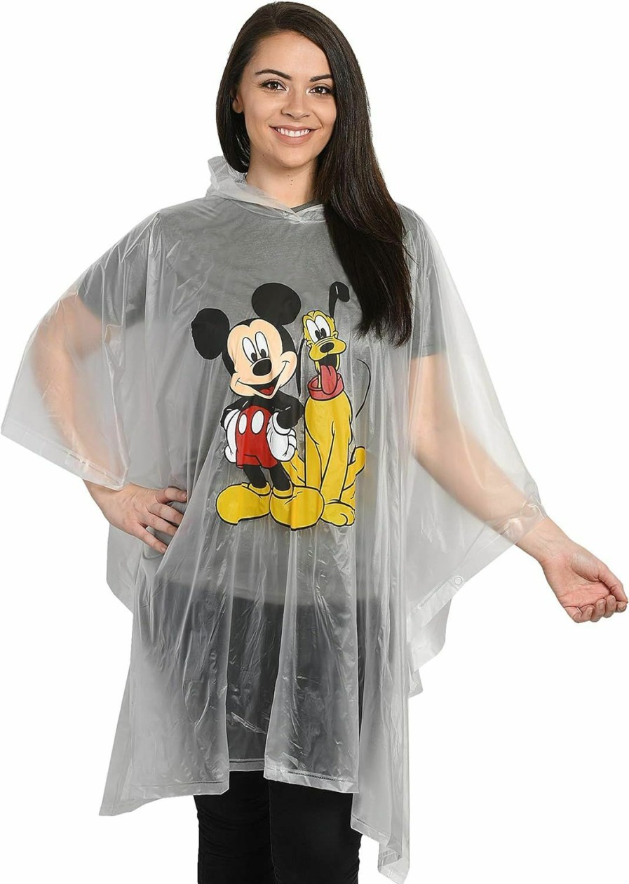 Disney Disney Mickey Mouse Rain Poncho Hoodie Print Uni Adult | Coats, Jackets & Vests