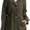 Jessica Simpson Jessica Simpson Women'S Jacket Water Resistant Softshell Raincoat, Ruffle Back - Long Hooded Rain Jacket For Women, S-Xl | Coats, Jackets & Vests