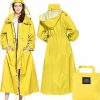 LAMA Lama Womens Long Raincoats Rain Jacket Waterproof Packable Hooded Windbreaker Lightweight Adjustable Waist For Outdoor | Coats, Jackets & Vests