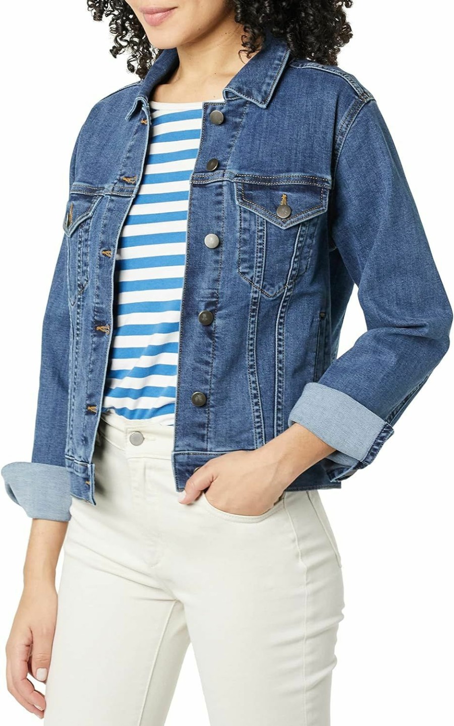 Amazon Essentials Amazon Essentials Women'S Jean Jacket (Available In Plus Size) | Coats, Jackets & Vests