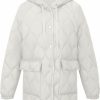 RISISSIDA Risissida Women Quilted Jacket Hooded Spring Fall Fashion, Loose Lightweight Packable Transitional Puffer Coat | Coats, Jackets & Vests