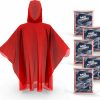 Hagon PRO Hagon Pro Disposable Rain Ponchos For Adults (5 Pack) | Coats, Jackets & Vests