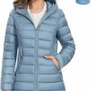 ROYAL MATRIX Royal Matrix Women'S Packable Puffer Coat With Hood Lightweight Winter Puffer Jacket | Coats, Jackets & Vests