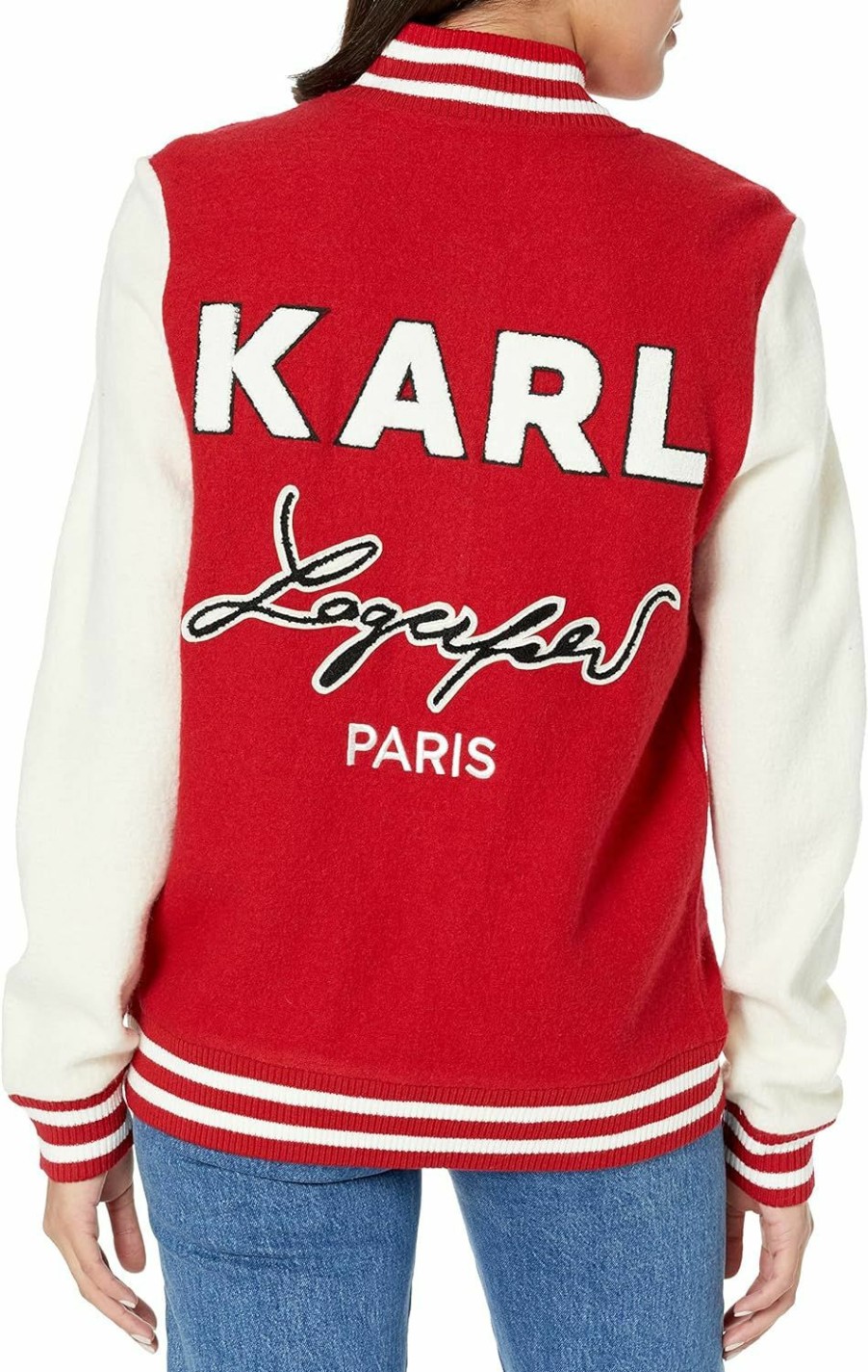 Karl Lagerfeld Paris Karl Lagerfeld Paris Women'S Knit Bomber Jacket | Coats, Jackets & Vests