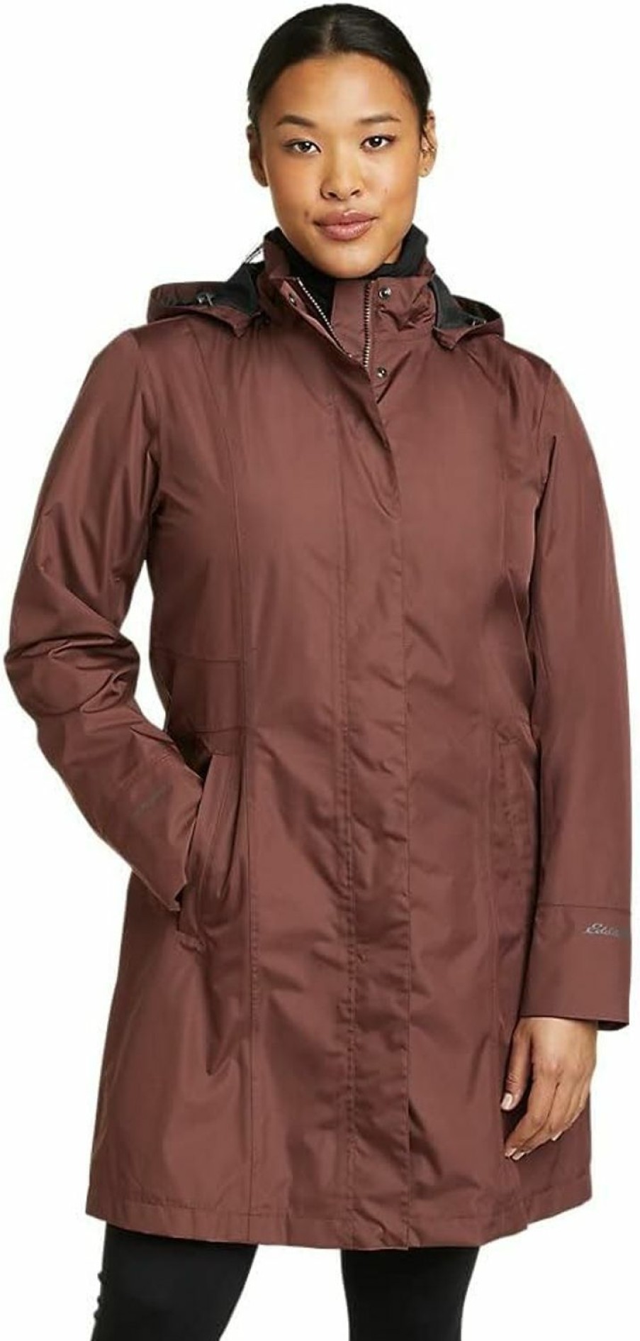 Eddie Bauer Eddie Bauer Women'S Girl On The Go Trench Coat, Redwood, X-Large | Coats, Jackets & Vests