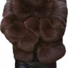 Lisa Colly Lisa Colly Women'S Winter Parka Coat Warm Faux Fox Fur Overcoat Slim Long Sleeve Faux Fur Coat Jacket Outwear | Coats, Jackets & Vests