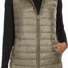 ELFJOY Elfjoy Long Puffer Vest Women Lightweight Down Vest With Hood Winter Warm Womens Vests Outerwear Sleeveless Puffer Jacket | Coats, Jackets & Vests