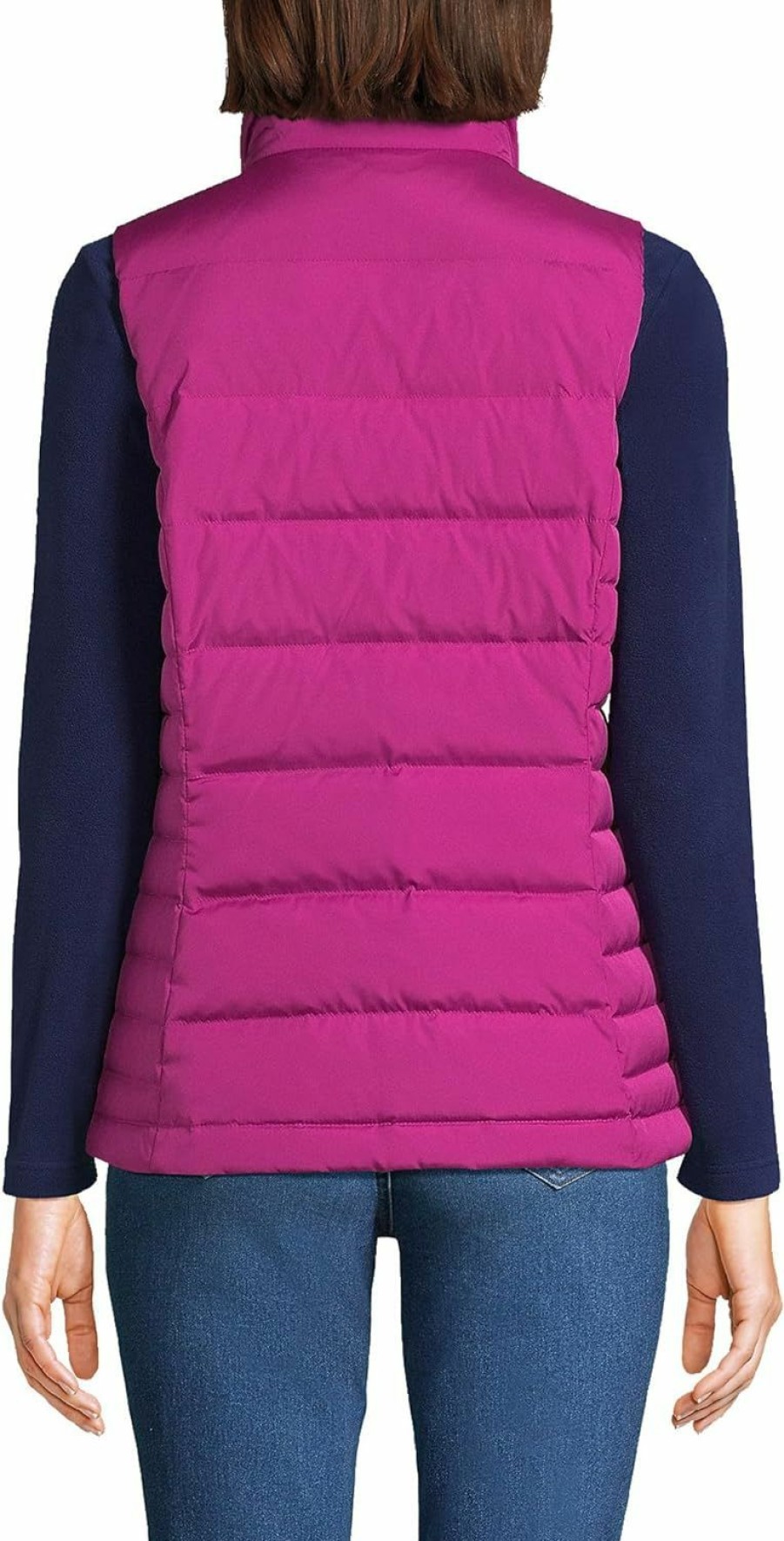 Lands' End Lands' End Women'S Puffer Vest Lightweight Padded Outerwear | Coats, Jackets & Vests