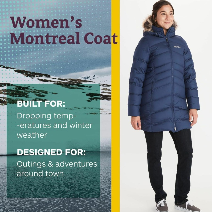 MARMOT Marmot Women'S Montreal Mid-Thigh Length Down Puffer Coat | Coats, Jackets & Vests