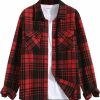 ZAFUL Zaful Mens Plaid Shirt,Long Sleeves,Classic Flannel Shirt Button Down Shirt Jacket Tops | Coats, Jackets & Vests