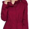 WenVen Wenven Women'S Anorak Military Jacket Lightweight Casual Cotton Coat With Hood | Coats, Jackets & Vests