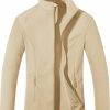 MAGCOMSEN Magcomsen Women'S Fleece Jacket Zip Up Coat Lightweight Soft Warm Long Sleeve Jackets With Pockets For Winter | Coats, Jackets & Vests