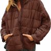 Freyhem Quilted Puffer Jacket Women Lightweight Short Zip Up Padded Coat With Pockets | Coats, Jackets & Vests