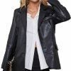 LY VAREY LIN Ly Varey Lin Women'S Faux Leather Blazer Jackets Vegan Pleather Biker Coat Motorcycle Outerwear | Coats, Jackets & Vests