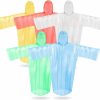 SANXINHT Sanxinht 5 Pack Rain Poncho Set Colorful Disposable Rain Poncho For Adults With Drawstring Hood And Sleeves | Coats, Jackets & Vests