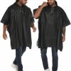 HOOMBOOM Hoomboom Reusable Rain Ponchos With Drawstring Hood For Adults, Waterproof Thicken Rain Coat, 2 Packs | Coats, Jackets & Vests