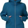 THE GYM PEOPLE The Gym People Women'S Full-Zip Up Hoodies Jacket Fleece Workout Crop Tops Sweatshirts With Pockets Thumb Hole | Coats, Jackets & Vests