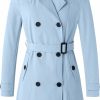 wantdo Wantdo Women'S Waterproof Trench Coat Classic Lapel Outerwear Coat With Belt | Coats, Jackets & Vests