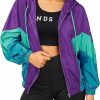 WDIRARA Wdirara Women'S Color Block Zipper Front Long Sleeve Sporty Windbreaker Jacket | Coats, Jackets & Vests