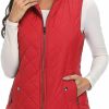 Argstar Argstar Women'S Vest, Quilted Lightweight Zip Pockets Padded Gilet (Xs-2Xl) | Coats, Jackets & Vests