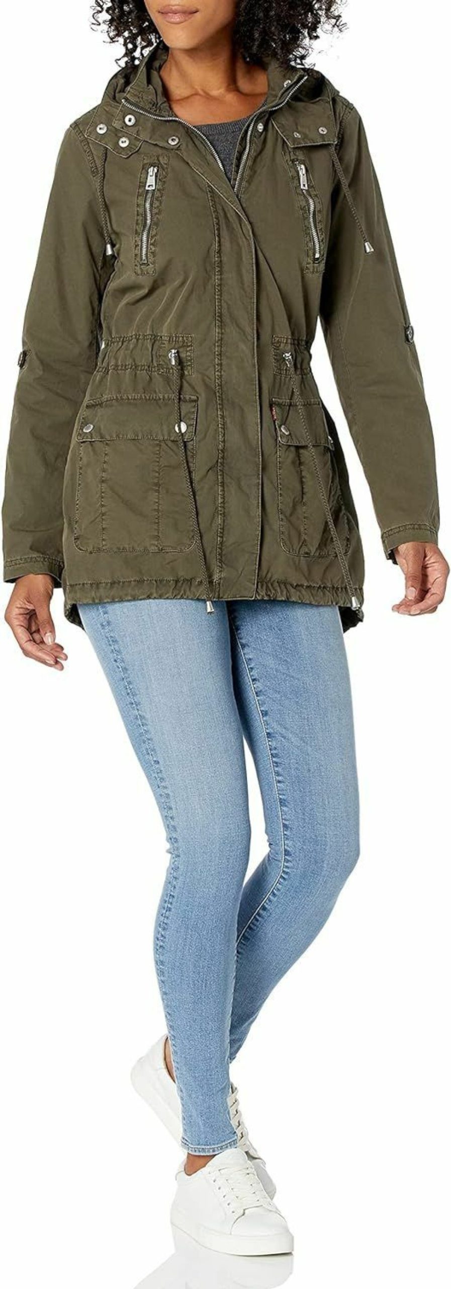 Levi's Levi'S Women'S Cotton Hooded Anorak Jacket (Standard & Plus Sizes) | Coats, Jackets & Vests