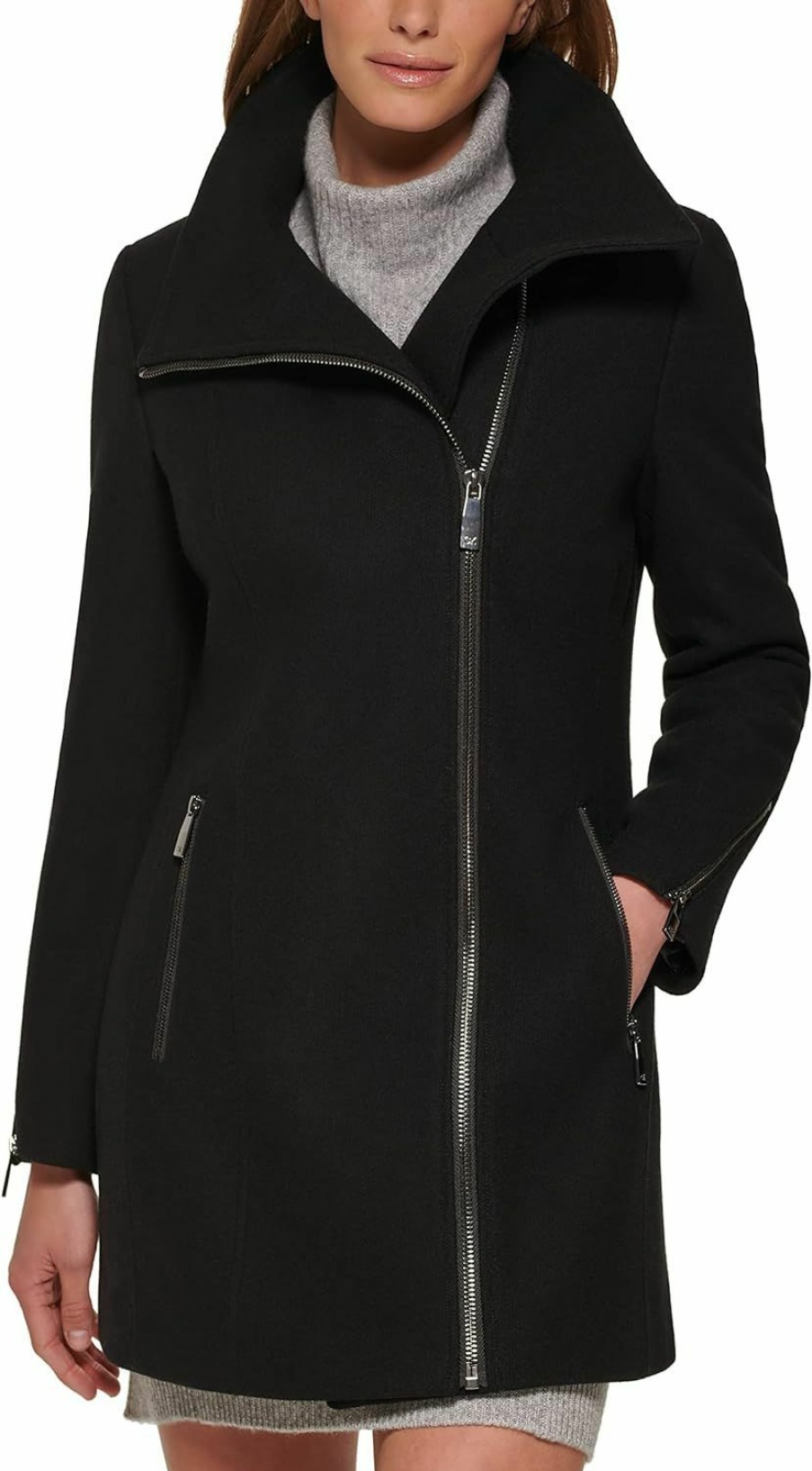 Calvin Klein Calvin Klein Women'S Asymmetrical Wool Jacket | Coats, Jackets & Vests