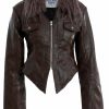 Aelfric Eden Aelfric Eden Womens Leather Jacket Zipper Fashion Vintage Furry Paneled Faux Leather Coat | Coats, Jackets & Vests