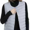 PACIBE Women Long Puffer Vest Down Quilted Lightweight Button Opening Sleeveless Jacket With Pockets | Coats, Jackets & Vests