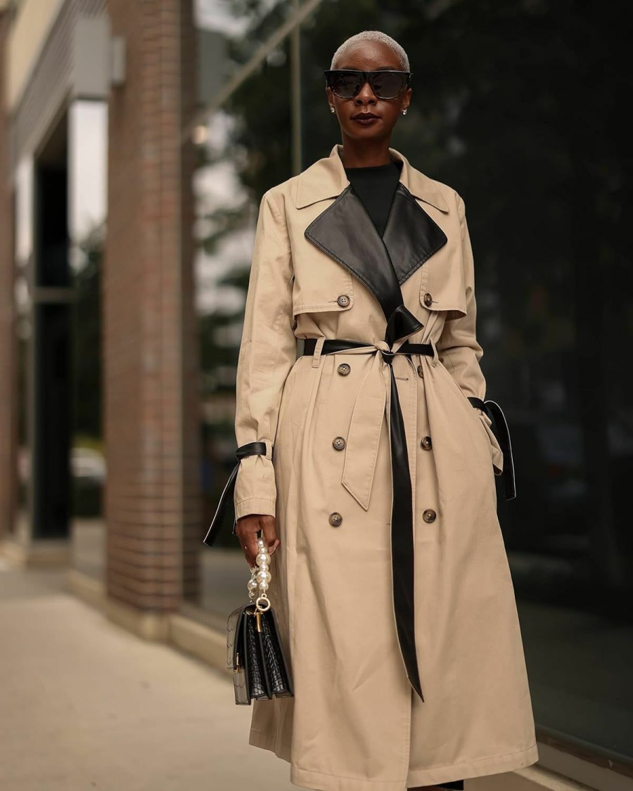 The Drop The Drop Women'S Hummus Trench Coat By @Signedblake | Coats, Jackets & Vests